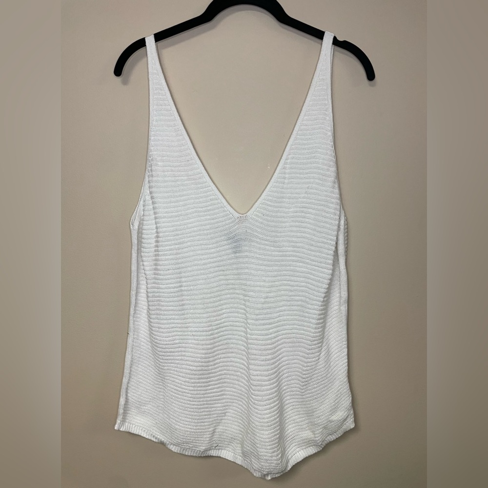 Express White Knit Top